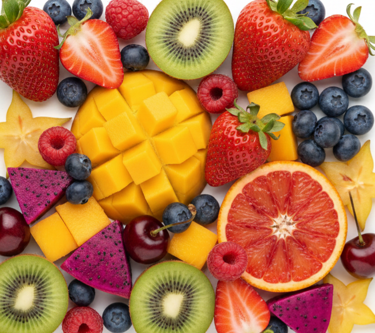 Vers fruit - Tomaten, bessen en fruit